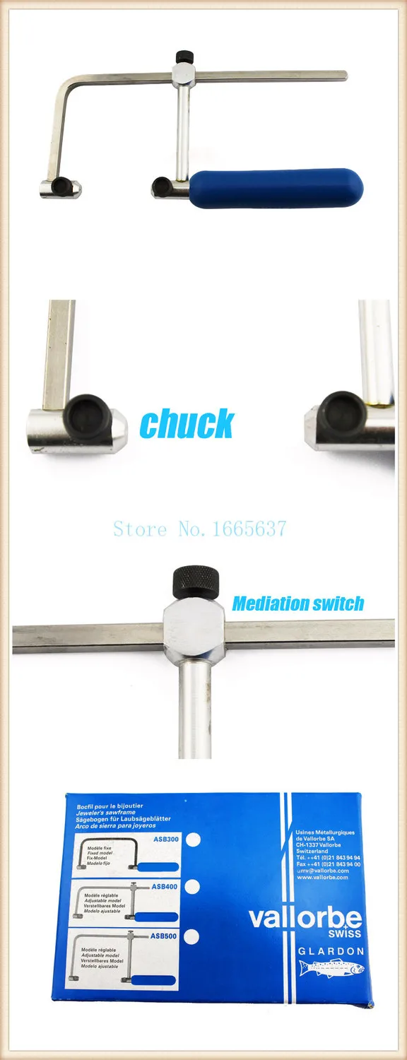 

400'' Gem Laddle,saw bow,frame swiss saw frame,Glardon Vallorbe saw frame,jewelry cutting frame, jewelry saw bow