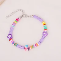 new y2k ins style bracelets stars heart shaped soft ceramic design fashion summer bohemian jewelry for girls and women