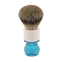 yaqi 24mm aqua highmountain silvertip badger hair shaving brush