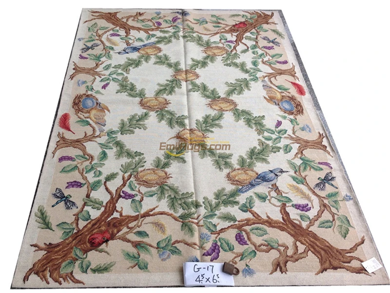 

floor mat aubusson needlepoint carpet hand made rug new zealand wool carpets gobelin wall carpet