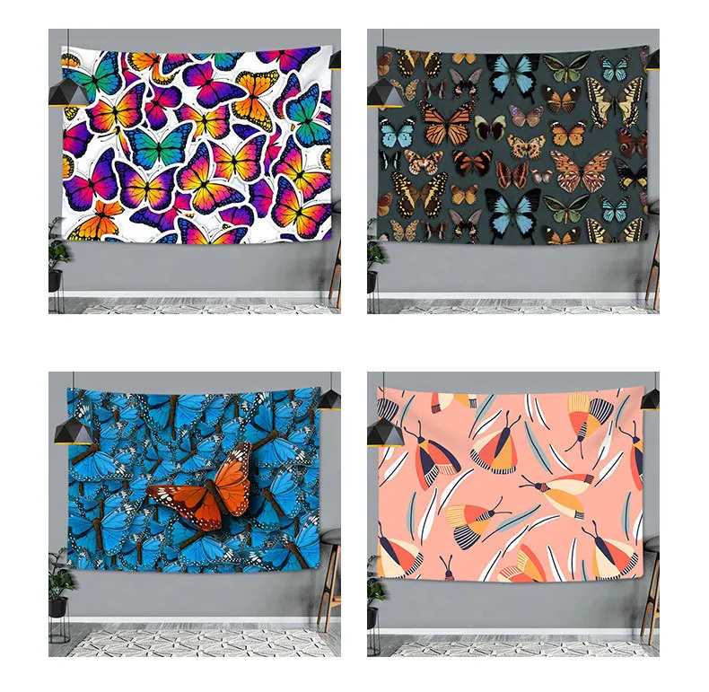Диамаический гобелен настенный подвесной большой красочный фон для спальни