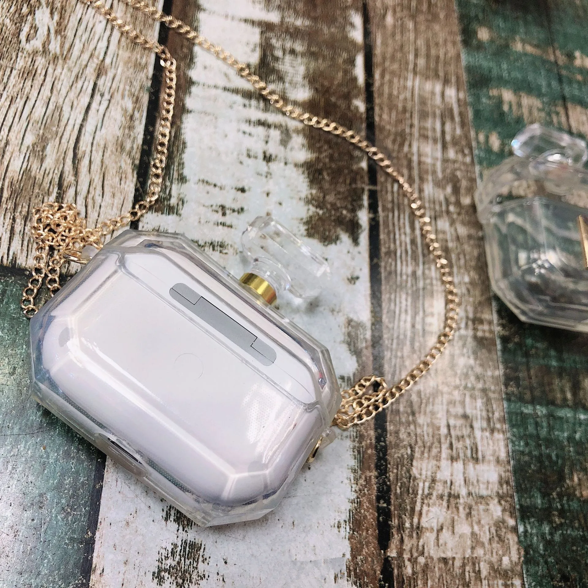 

For airpods Pro Case Earphone Perfume Bottle Silicone Case Protective Cover Bluetooth Wireless Earphone shell Charging Box