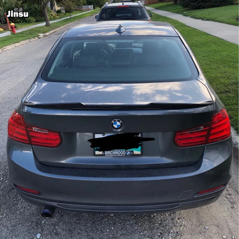Для BMW 3 серии F30 320i 330i 335i 2013-2018 настоящий спойлер из углеродного волокна в стиле PSM