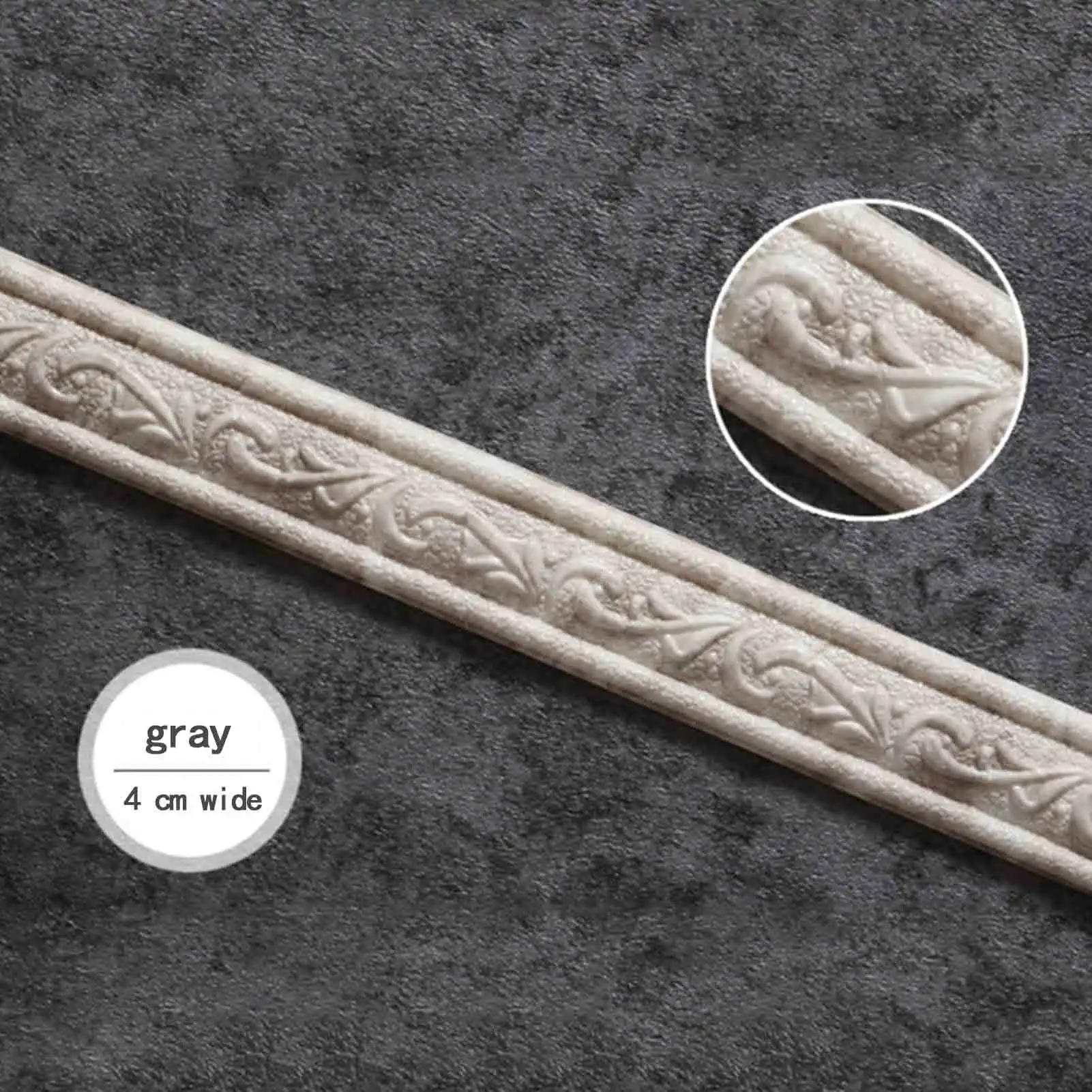 

Wall Decals Skirting Line Waterproof Marble Waist Line Wall Sticker Windowsill Floor Wall Border Decal Self Adhesive