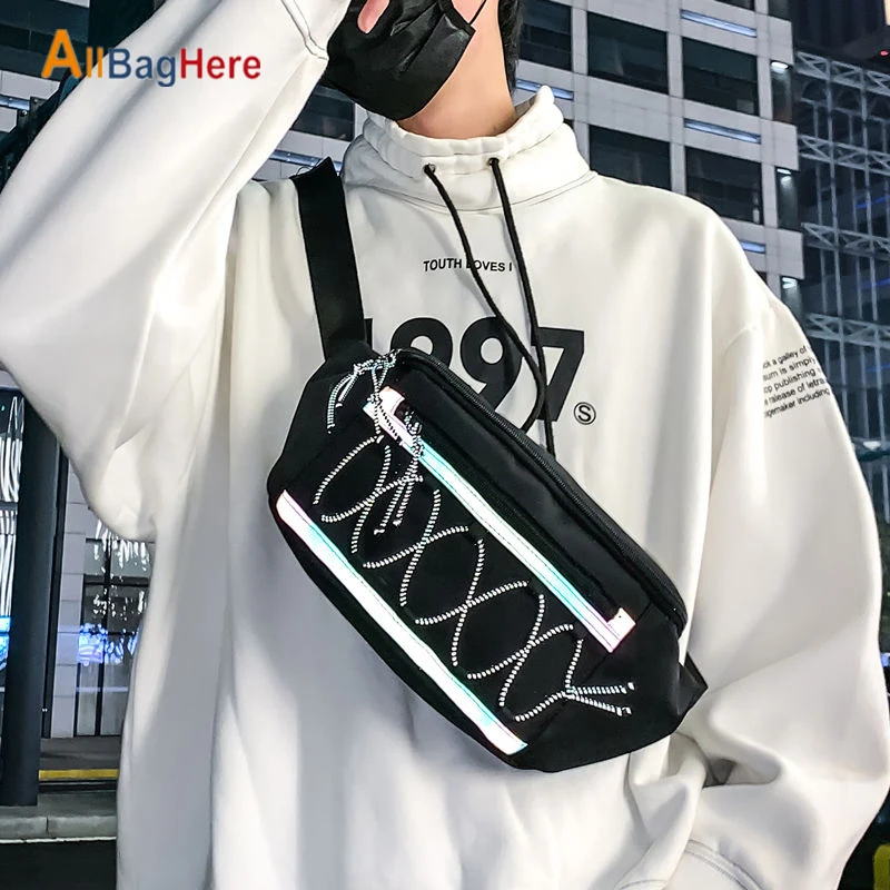 Сумка на пояс Мужская Светоотражающая Женский кошелек-чехол для телефона