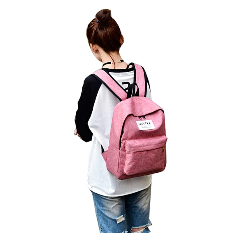 Женский рюкзак школьная сумка Холщовый мужской с usb-зарядкой школьные рюкзаки