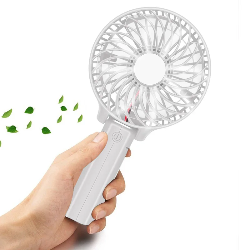 

Foldable Hand Fans Battery Operated Rechargeable Handheld Mini Fan Electric Personal Fans Hand Bar Desktop Fan
