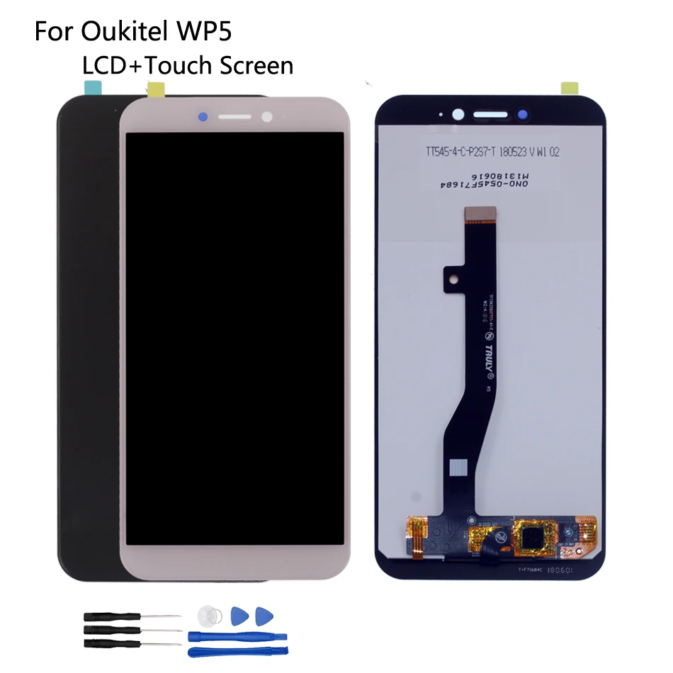 Оригинальный ЖК дисплей для Oukitel WP5 кодирующий преобразователь сенсорного экрана