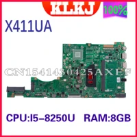 dinzi x411ua motherboard for asus vivobook 14 x411ua x411uq x411un s4200uq s4200u laptop motherboard with i5 8250u 8gb 100 test