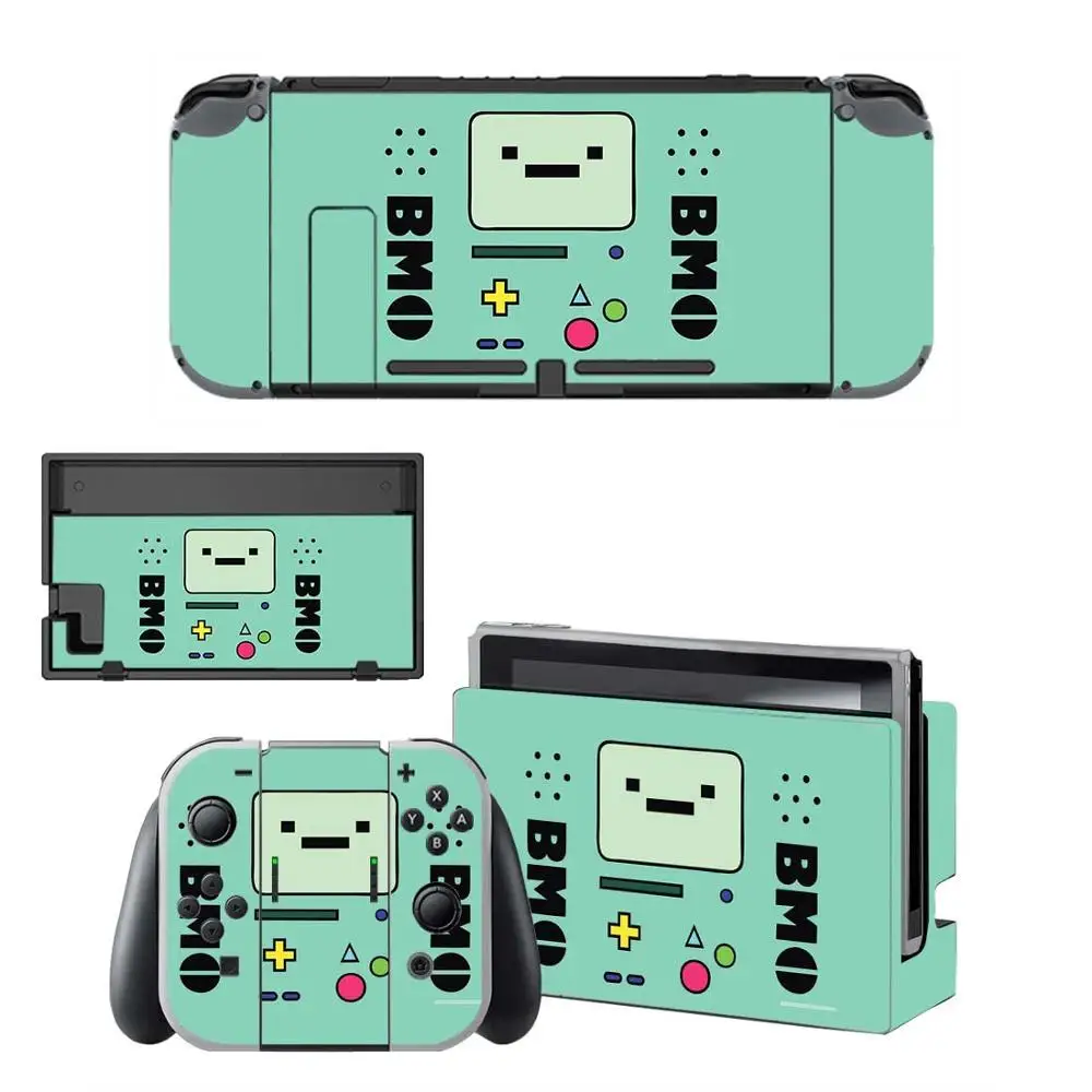 Adventure Time BMO Nintendo переключатель кожи Стикеры s скины для Switch консоли и Joy Con