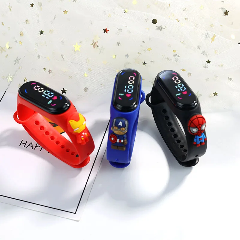 Anime Pokemon Go Child Digital Watch Electronic Pikachu Waterproof Bracelet Wristband Kids Toys Sports Girls Boys Birthday Gifts images - 6