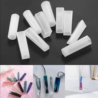 11 style cylinder trapezoid crystal mold column cuboid shape silicone molds pendant epoxy resin mould for diy jewelry making