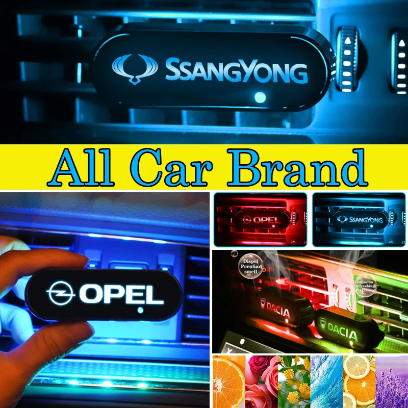 

1pcs Car LED Light Car Fragrance Auto Goods Accessories for Ssangyong Actyon Rexton Korando Rodius Kyron Tivoli Musso XLV Stavic