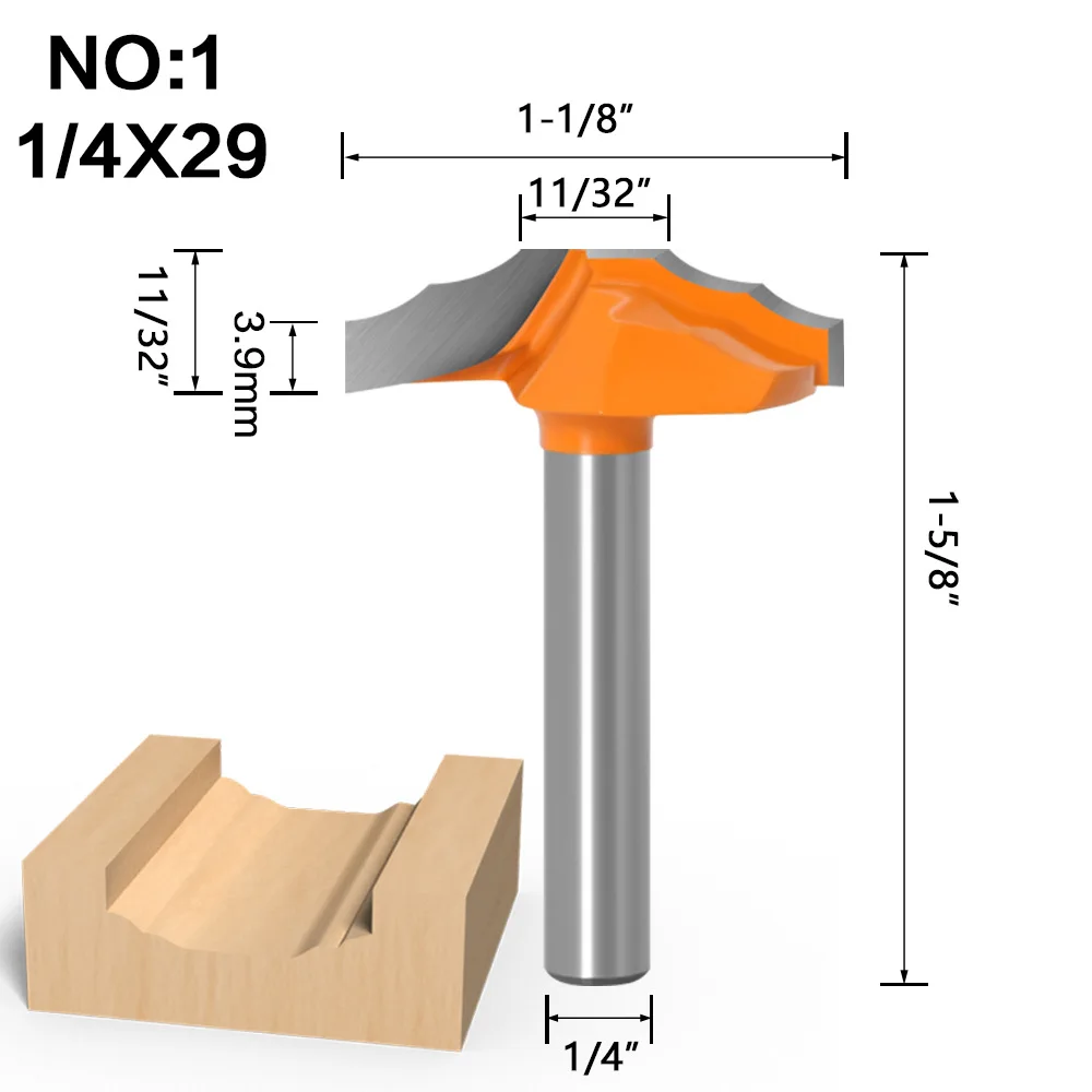 1 шт. 1/4 клей столярные изделия обрезной станок фреза Дверная панель линия резак