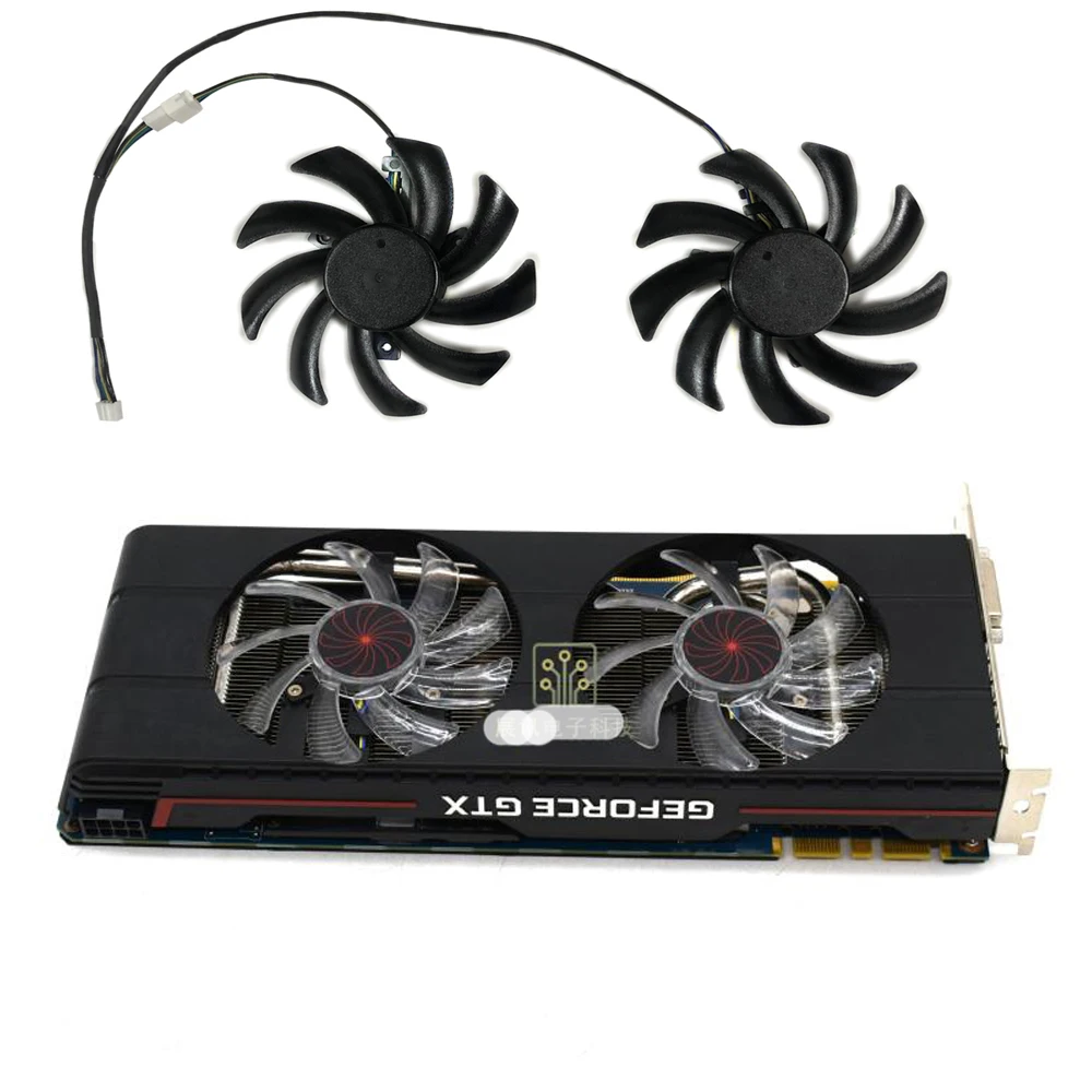 2 шт./компл. T129215BU T129215SH двойной вентилятор GTX1080 VGA GPU кулер для HPGTX10808G OEM Графические