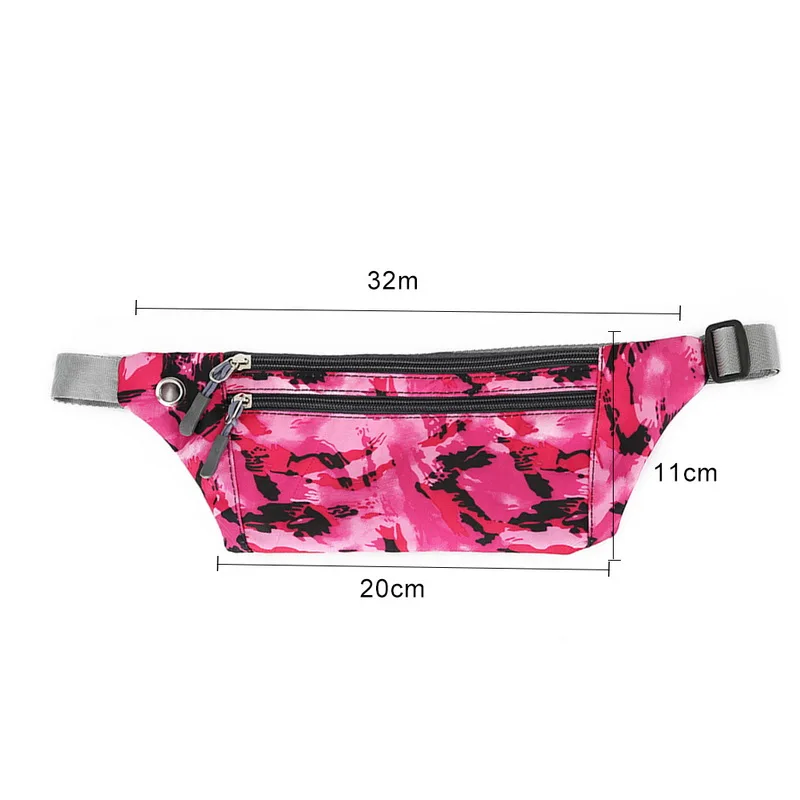 Унисекс поясная сумка для женщин и мужчин на открытом воздухе бега с карманами