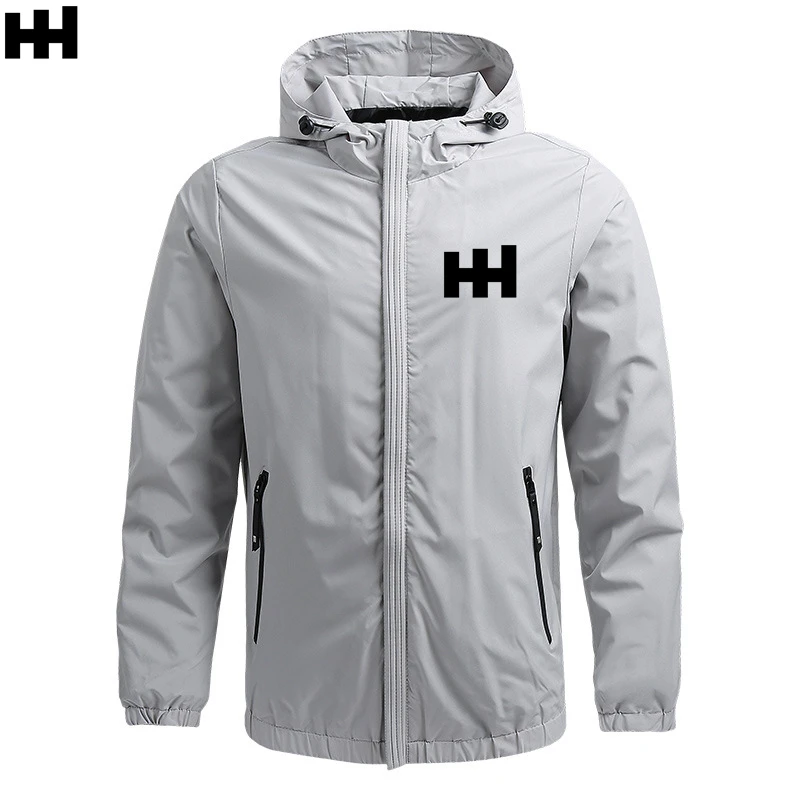 

2021 outdoor men's spring and autumn fashion leisure sports jacket Baseball Jacket Hooded Jacket