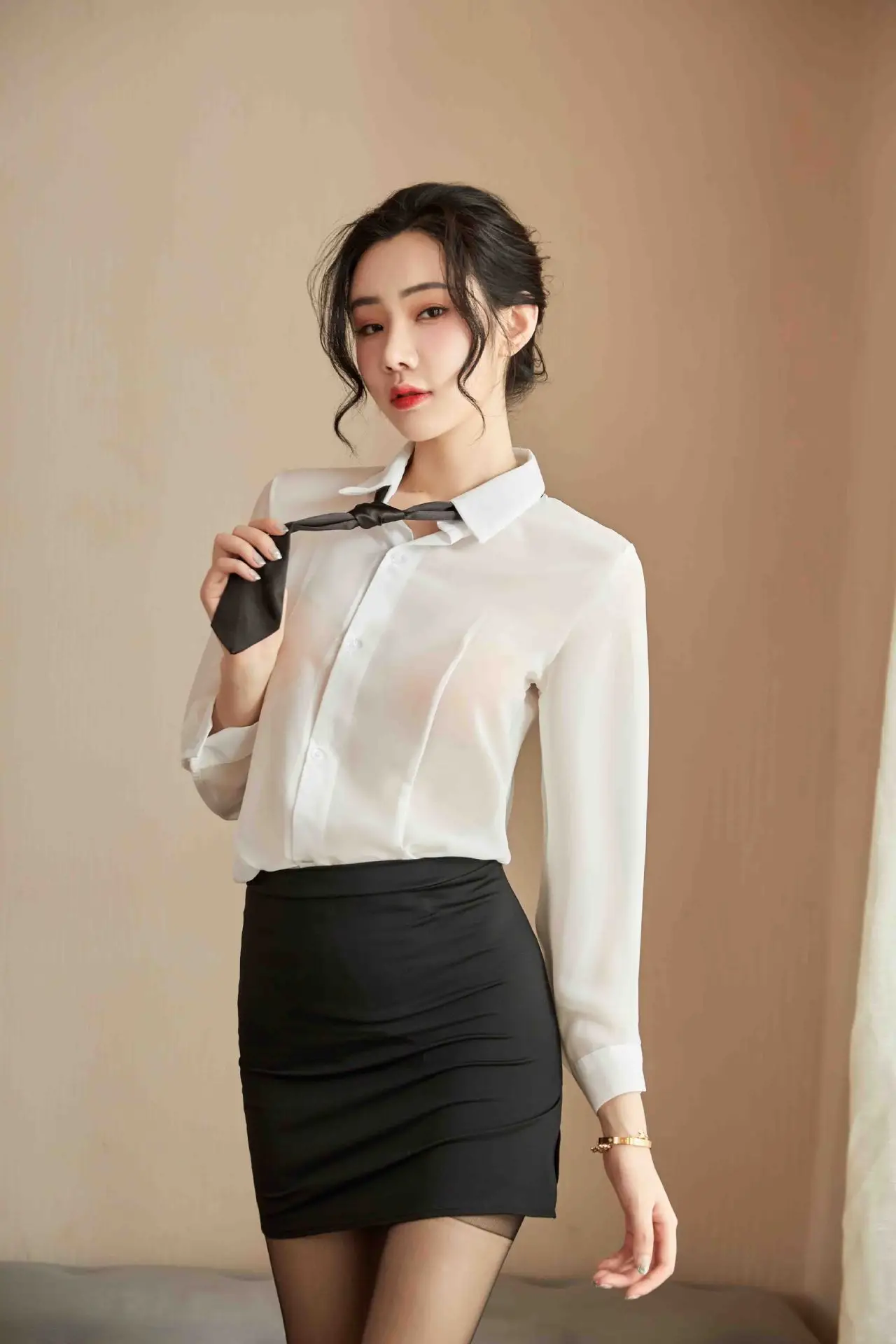 

Women Sexy Cosplay Lingerie Student Uniform Ladies Erotic Costume Babydoll Dress Women White Shirt and Black Miniskirt Outfit