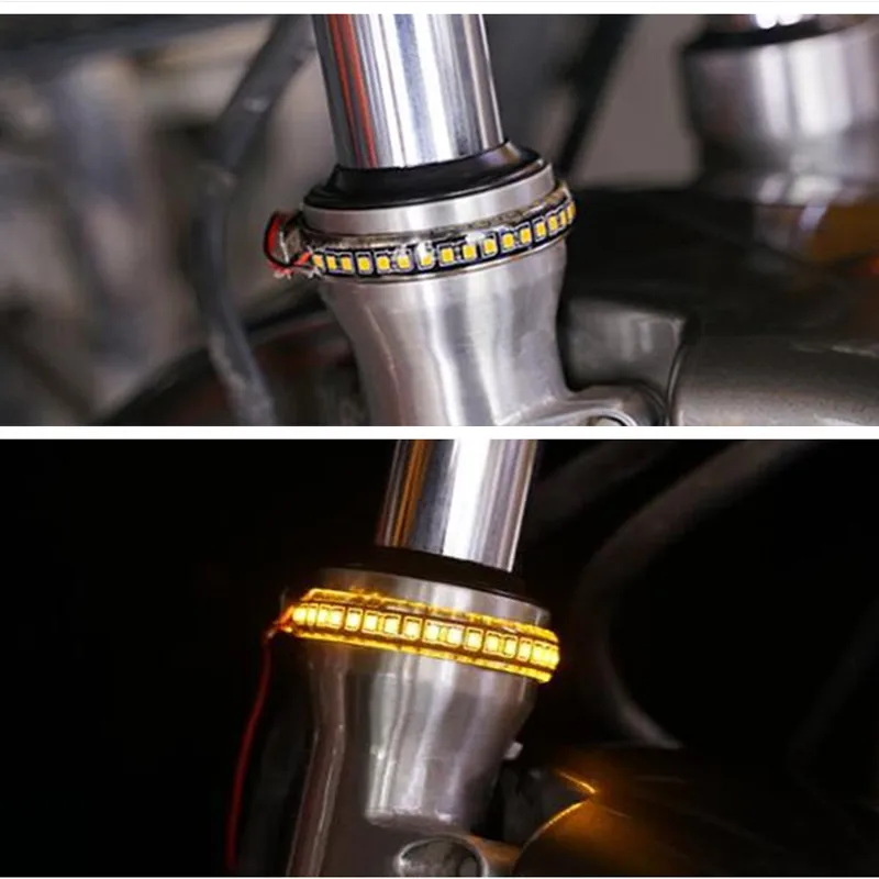1 шт. мотоциклетный сигнальный светильник передняя подвеска светодиодный сигнал