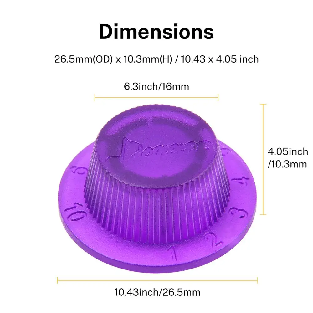Donner 10-Pack footswitchers Topper педаль эффектов для электрогитары Ручка протектор ногтей