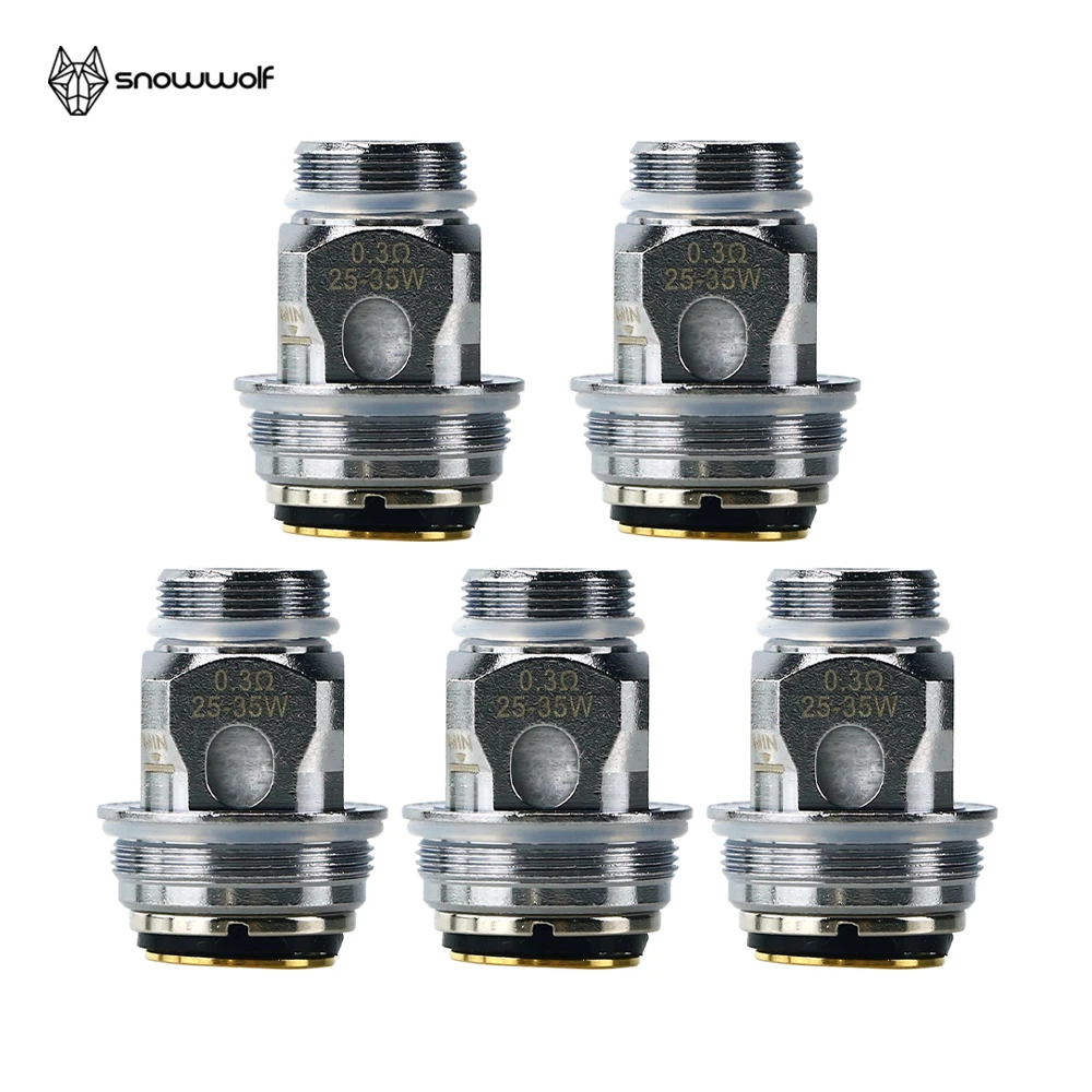 5 шт./упак. оригинальный Snowwolf Mark-х сетка Головка Катушки 0.3ohm электронная сигарета
