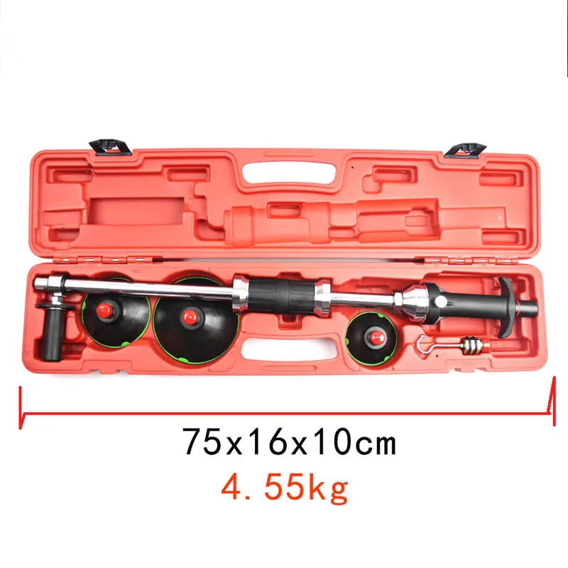 Ручной насос присоски вытягиватель вмятин молоток скольжения с 3 насадками набор