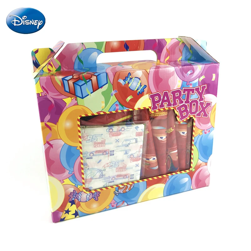

108 шт./лот Disney Мультяшные машинки «Baby Shower» для мальчиков, украшение для дня рождения, товары для свадебного торжества, различные наборы посуд...