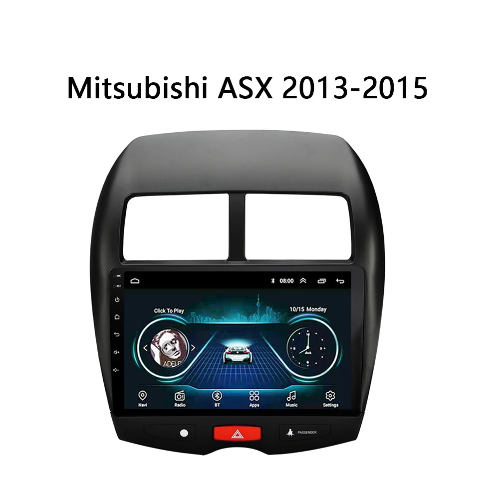 Автомагнитола для Mitsubishi ASX 2010 2011 2012 2017 мультимедийная система с GPS DVD плеером