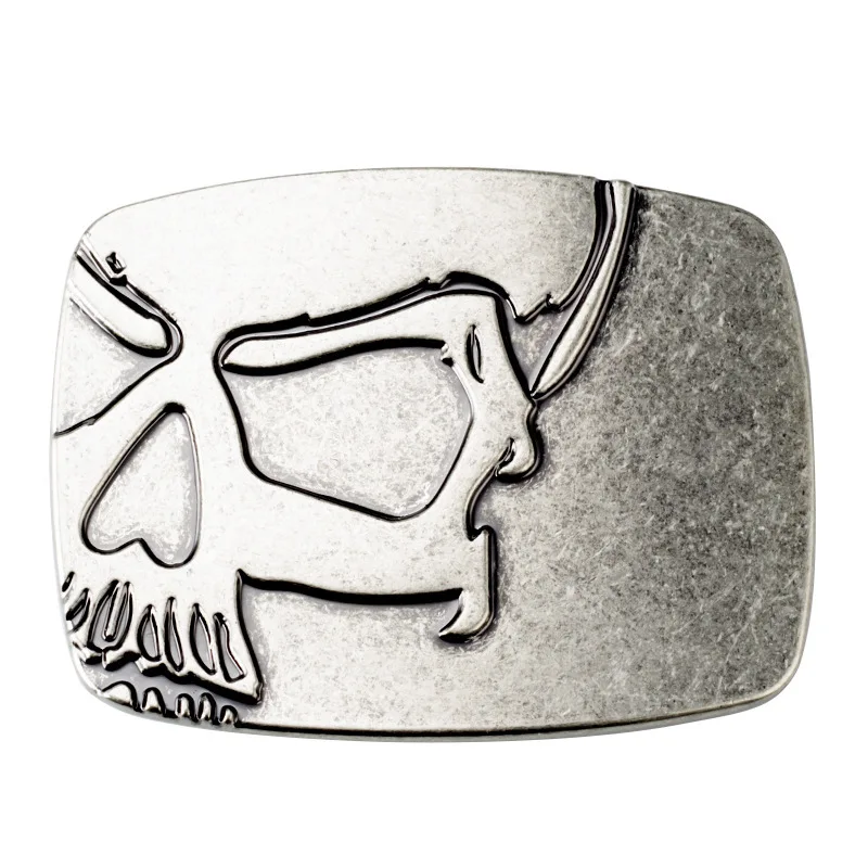 Пряжка для ремня в виде черепа k12 аксессуары сделай сам гладкая пряжка ковбойском