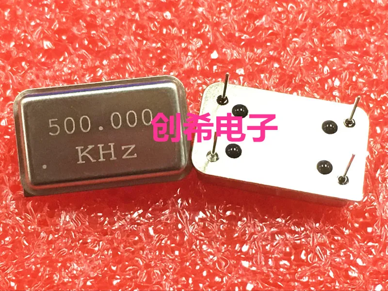 5 шт. 500 кгц к 000 линейный активный кристалл OSC DIP-4 прямоугольные часы с вибрацией
