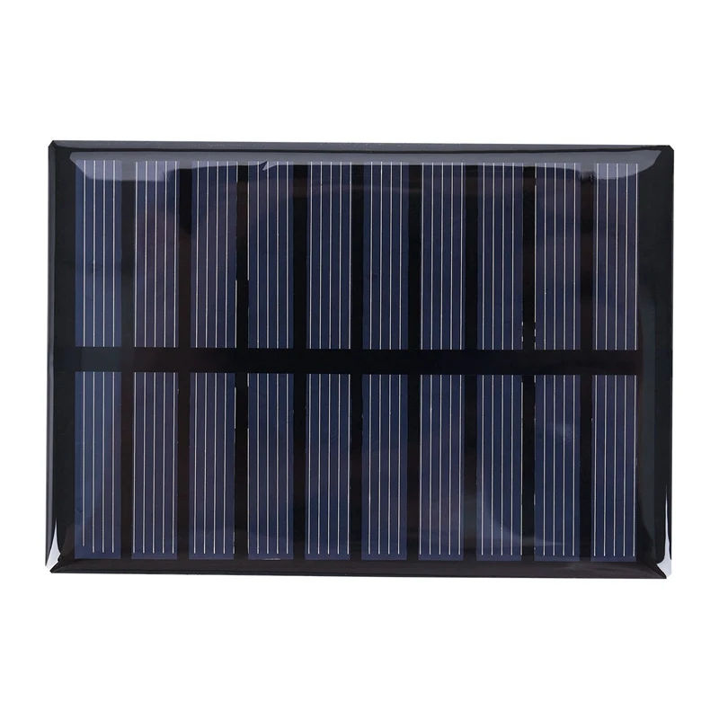 Мини 5V 1W 200mA 99x69mm поликристаллический капельный лист панели солнечных батарей DIY