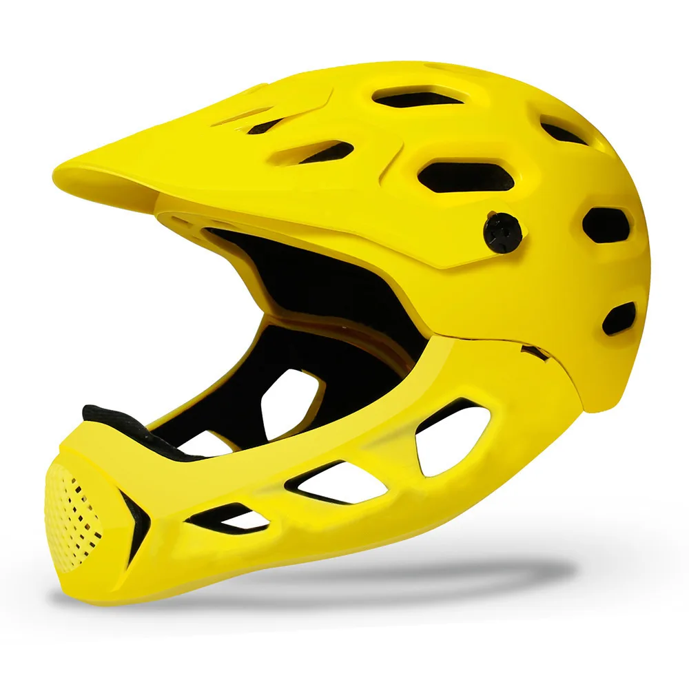 

2021 Adults Trainer Full Face Flip Up Racing Bicycle Helmet Downhill DH Fullface Motorcycle Avt MTB Mountain Cross-country Saf