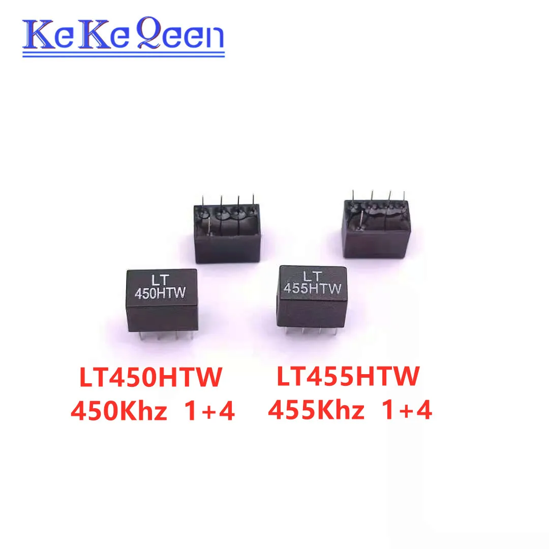 20pcs LT450HTW LT455HTW LT450HW LT455HW 1+4 5Pin DIP-5 455KHz 450KHz Signal relay ceramic filter For communication