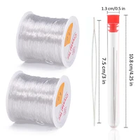 1pcs 100mroll plastic crystal diy beading stretch cords elastic line jewelry making supply wire string thread string thread