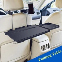 car computer rack foldable with drawer shelf steering wheel seat back laptop tray food drink table holder stand