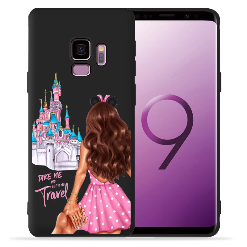 Модный чехол для телефона с рождественской елкой для девочек samsung Galaxy S9 S8 S10 Plus S7 S6 Edge S10 Lite Note9 8 10 Pro, чехол Etui - Цвет: 01