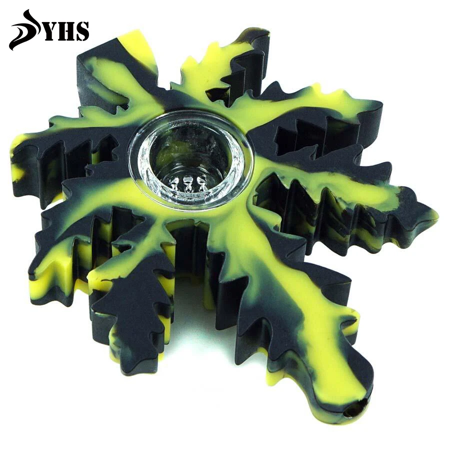 1 шт. курительная трубка в форме листа курительные трубки силиконовые со