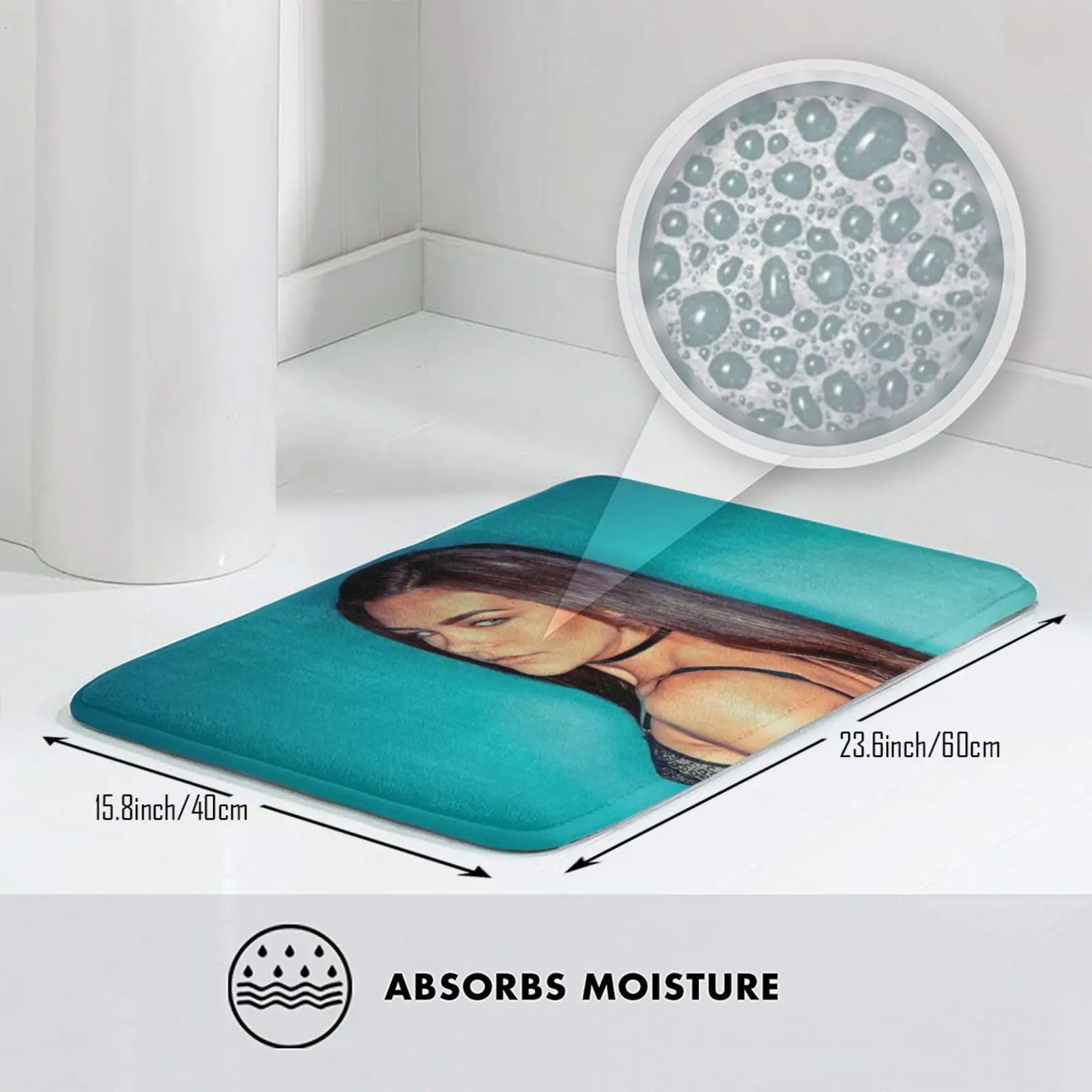 Kimber лес коврик ковер Противоскользящий для входной двери в спальню Кимбер нимфо