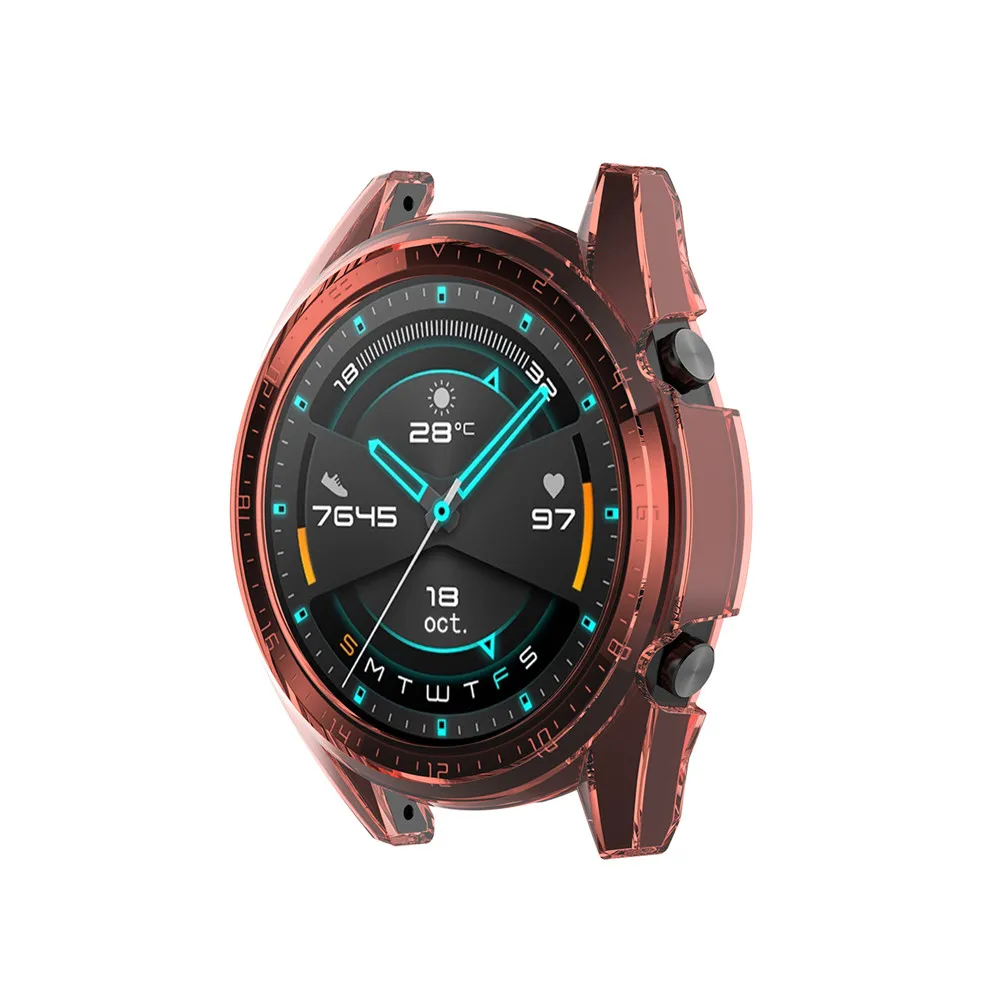 Прозрачный чехол для часов HUAWEI Watch GT /GT 2 42 мм 46 защитный экрана умных с защитой от