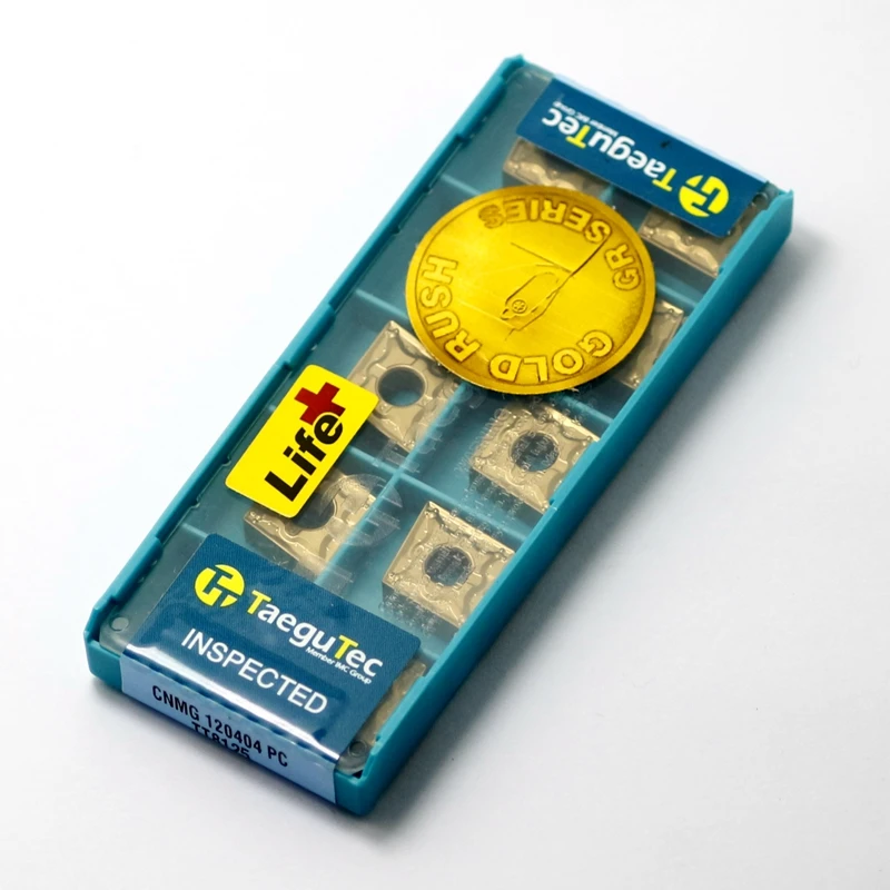 

CNMG120404 PC TT8125 10pcs/lot Taegutec External Turning or Lathe Inserts 100% original