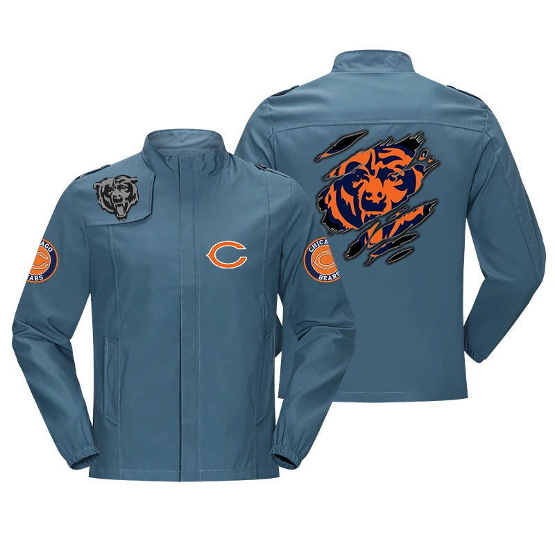 

2021 hot sale spring and summer men's fashion new zipper jacket slim printed jacket men's fashion bomb jacket men's casual fashi