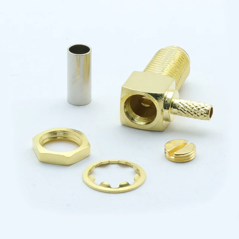 Разъем SMA для пайки RG316 RG178 с прямым углом поворота 10 шт./лот|adapter connector|l connectoradapter