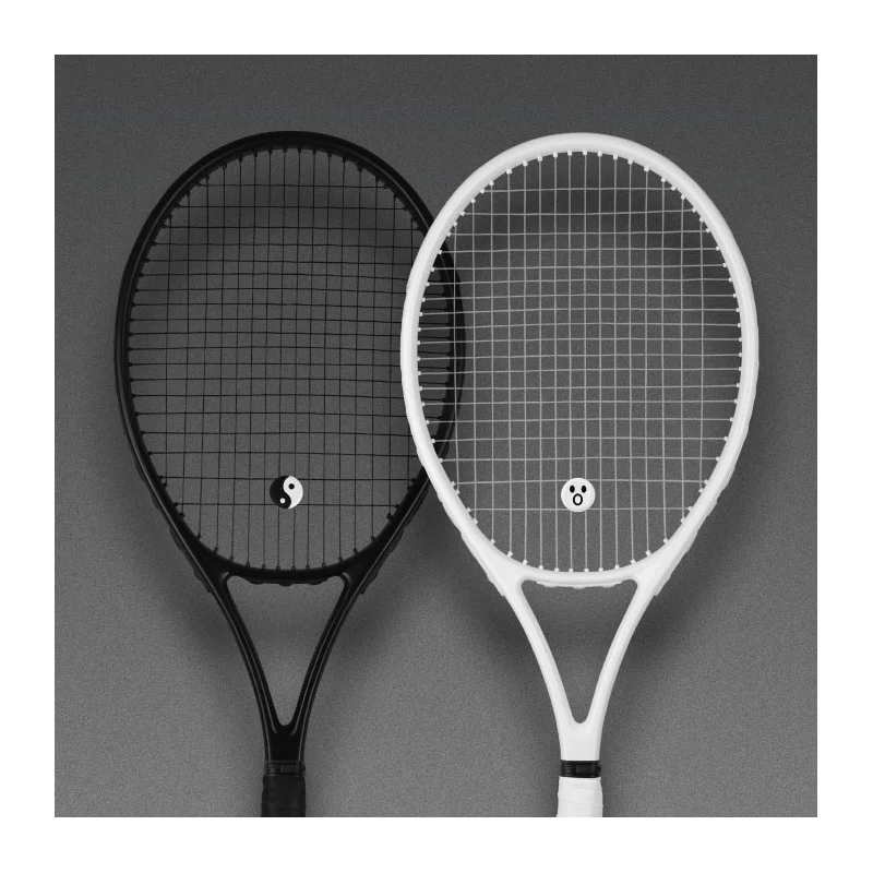 

40-55LBS Ultralight Black Tennis Rackets Carbon Raqueta Tenis Padel Racket Stringing 4 3/8 Racchetta Tennisracket Racquet -41