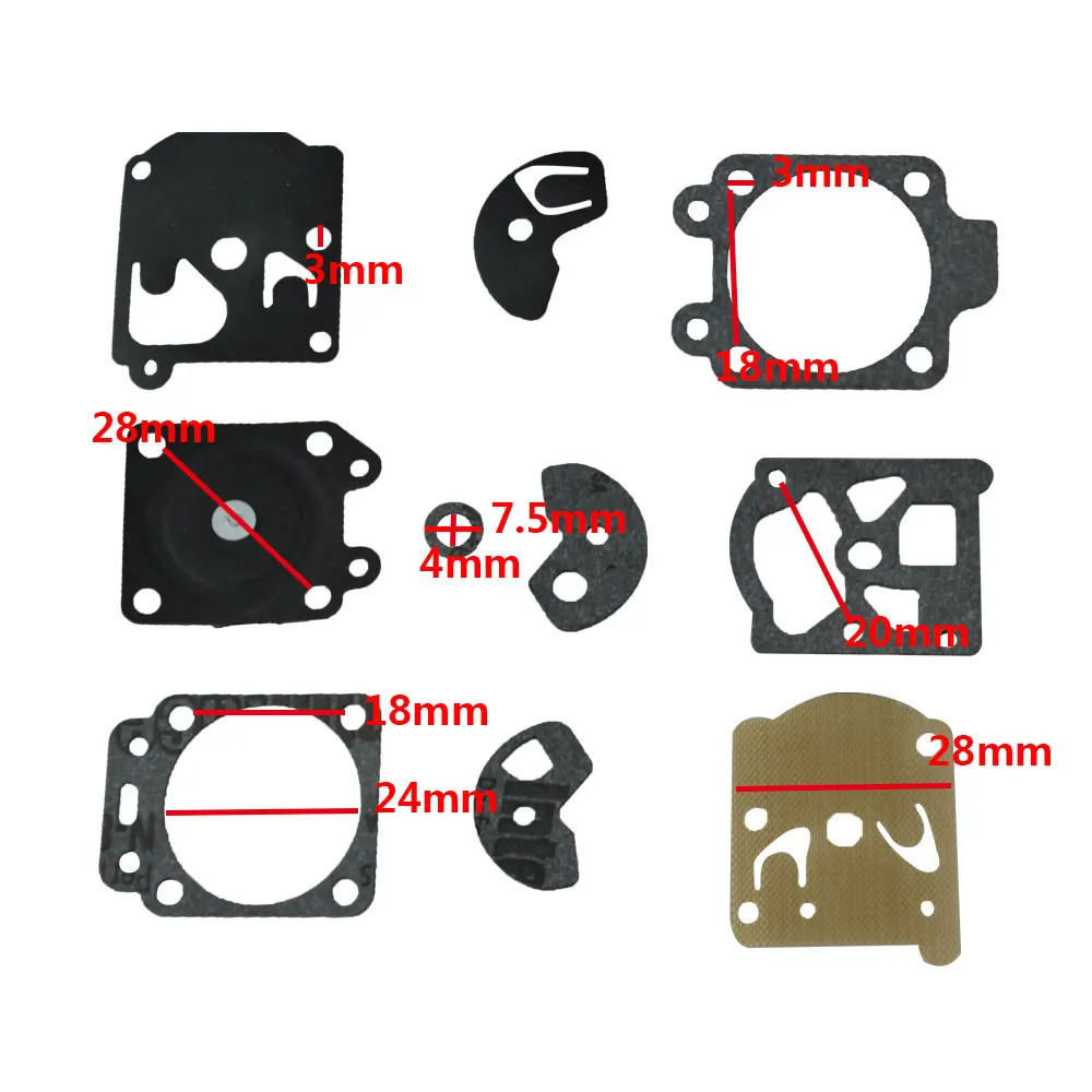 

Hot Selling Diaphragm Gasket Kit for D10-WAT, WA, WT 49-812, 7-07148 Replacement