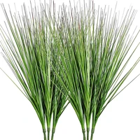 6pcs 27 artificial plants onion grass greenery faux fake shrubs plant flowers wheat grass for house home indoor outdoor
