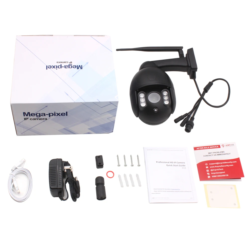 Купольная PTZ-камера UniLook 5 МП беспроводная уличная камера с 5-кратным увеличением