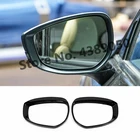 АБС-углеродное волокно для Mazda 3 2019 2020 аксессуары для боковой двери автомобиля зеркало заднего вида защита от дождя Накладка для бровей отделка стикер для стайлинга автомобиля