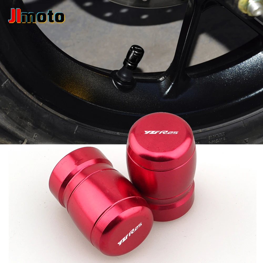 

For Yamaha YZF-R25 YZFR25 YZFR 25 2015 2016 2017 2018 2019 Motorcycle CNC Accessorie Wheel Tire Valve Stem Caps Airtight Covers