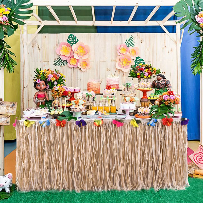 Гавайи Стиль пляжные вечерние скатерти с юбкой пачкой для гостиницы одежда