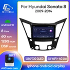 Prelingcar Android 10,0 для Hyundai Sonata 6 YF i40 i45 2009-2014 Автомагнитола мультимедийный видеоплеер GPS-навигация без DVD 2 Din